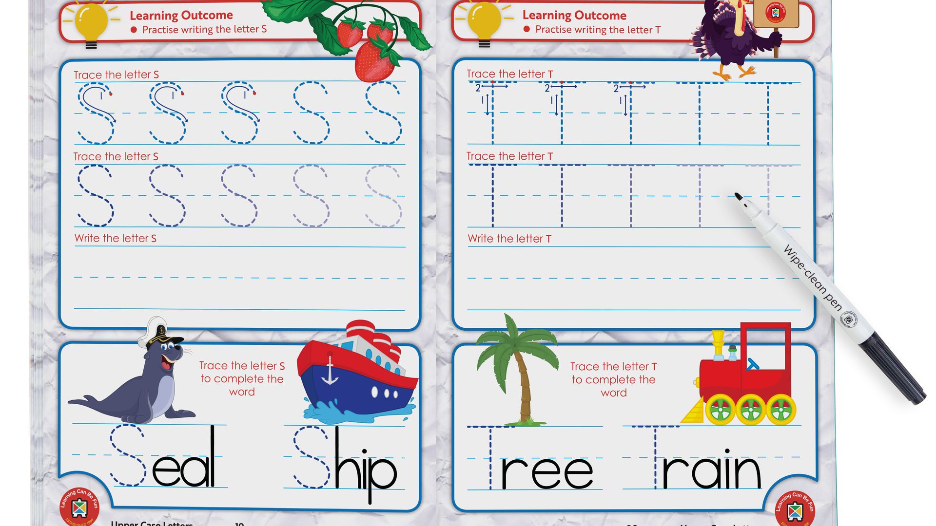 Wipe Clean Learning Upper Case Letters Wipe Clean Learning Upper Case Letters