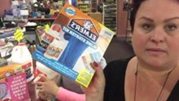 We have HUGE Elmers glue's in stock for slime!