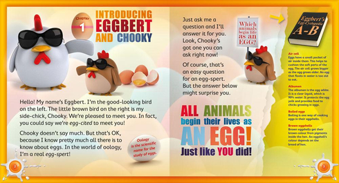 Literacy Tower - Level 23 - Non-Fiction - Eggberts Egg-Cyclopedia - Single 9781776501328