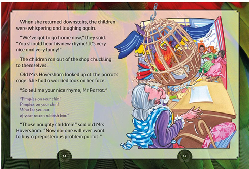 Literacy Tower - Level 23 - Fiction - Preposterous Problem Parrot - Single 9781776501106