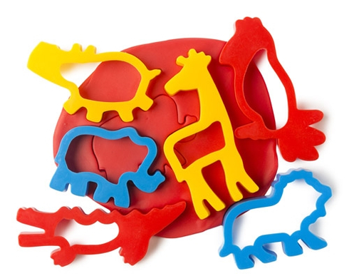 Dough Jungle Animal Cutters Set of 6 9314289029876