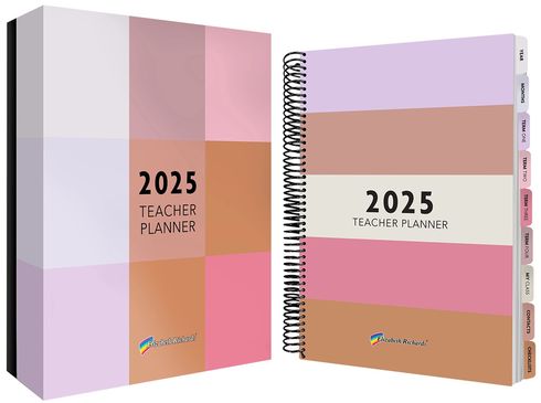 Elizabeth Richards 2025 Teacher Planner Diary Wirebound + Box