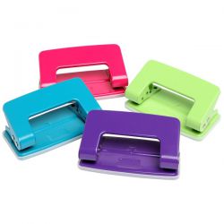 Hole Punch Marbig 6 Sheet Capacity 2 Hole Assorted Colours 9312311057071