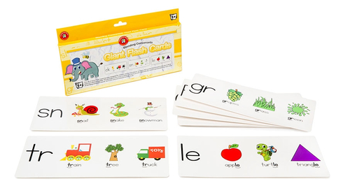 Blending Consonants Giant Flashcards  9314289015862