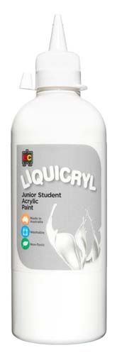 Liquicryl Paint 500ml White 9314289000578
