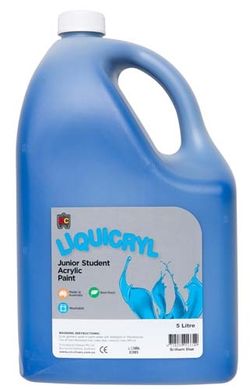 Liquicryl Paint 5L Brilliant Blue 9314289013349