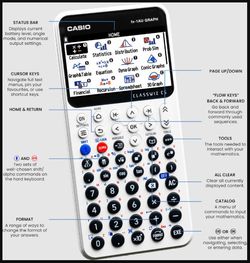 fx-1AU GRAPH delivers the same swift calculations as fx-CG50AU but with a more transparent and intelligent flow. With far fewer hidden options and enhanced usability, it provides an easier, faster, and more intuitive user experience.