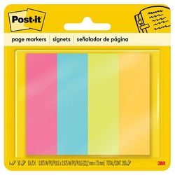 PAGE MARKERS POST IT 3M 671 ASST COLS 22.2x73MM 4x50Sheet 70005254662