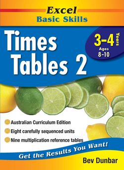 Excel Basic Skills - Times Tables 2 Years 3 - 4