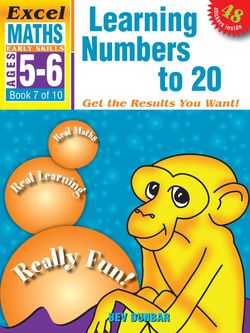 Excel Early Skills - Maths Book 7 Learning Numbers To 20