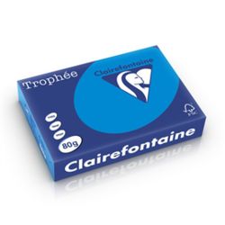 Trophee Copy Paper A4 80gsm Ream 500 Sheets Intensive Blue