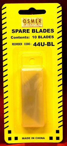 Cutter Blade Trapezoid Pk 10 Osmer Suits Utility Cutter  UC2600 &amp; UC23801 9313023010446