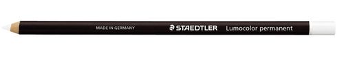 Glasochrom Pencils Pk 12 White Staedtler Permanent 4007817105276