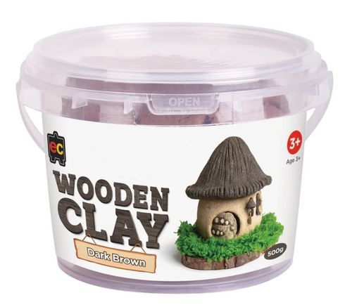 Wooden Clay - Dark Brown 500g