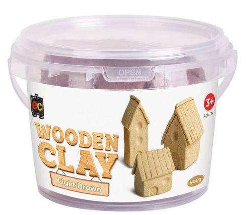 Wooden Clay - Light Brown 500g
