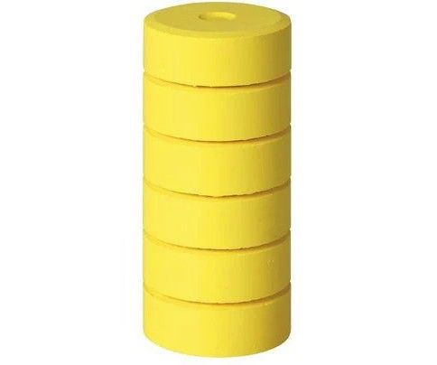 POSTER COLOURS BY ZART REFILL 6'S BRILLIANT YELLOW