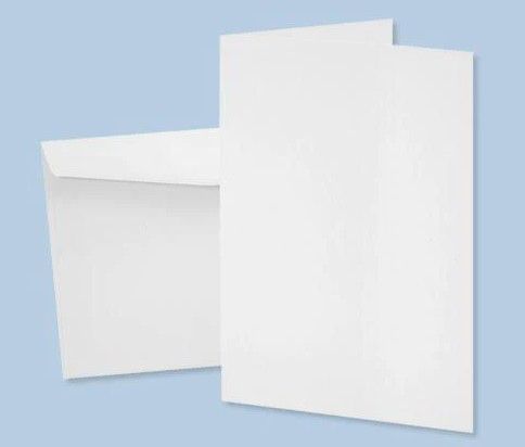 CARDS & ENVELOPES 20'S WHITE