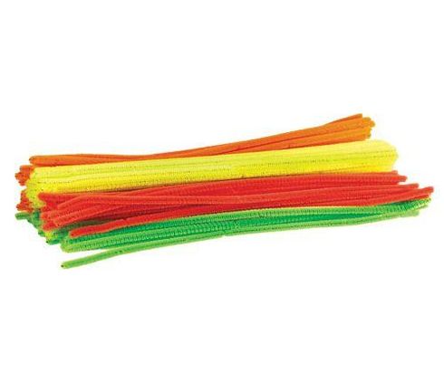 CHENILLE STEM 6MMX30CM 100'S FLUORO