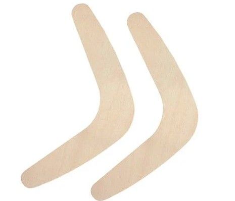 Wooden Boomerangs 10PCS 30cm