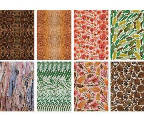 Pattern Paper A4 40PCS Plant Designs