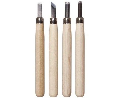 DELUXE LINO & WOOD CARVING TOOLS 4'S