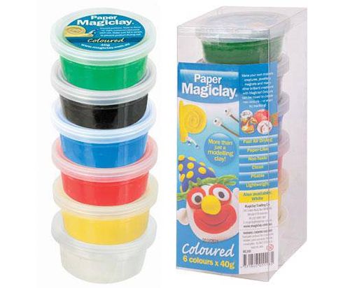 PAPER MAGICLAY 240G COLOURED - CANISTER