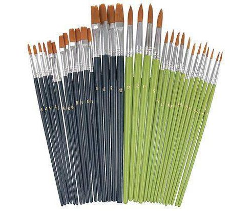 BULK TAKLON BRUSHES ASST 32'S
