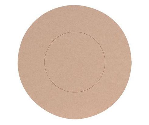 CARDBOARD CIRCLE BASE 19CM 30'S