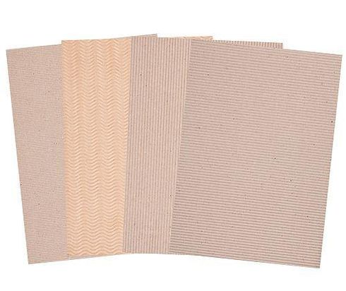 CORRUGATED NATURAL CARD A4 20'S