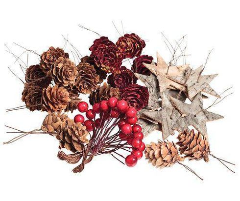 WREATH DECORATIONS ASST 44PCS