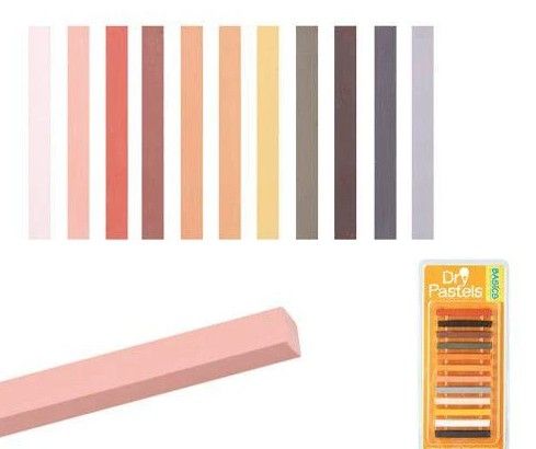 SOFT PASTELS SKIN TONE 12'S