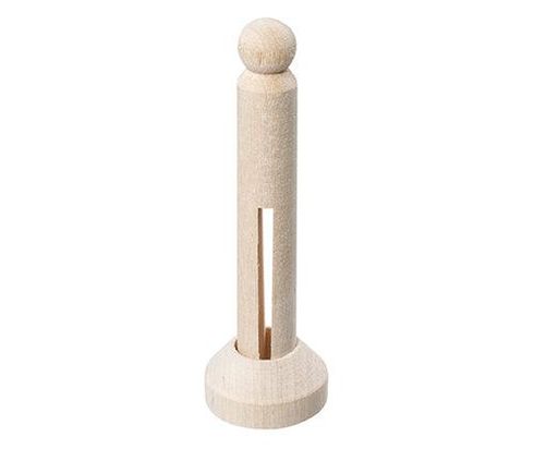 WOODEN PEG & STAND 9.5CM 24'S