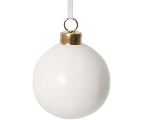 CERAMIC BAUBLES 6CM 10'S