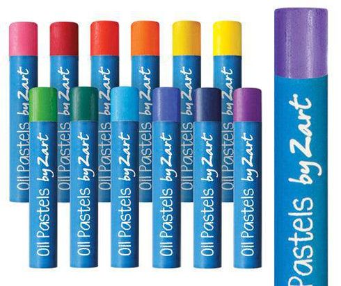BASICS OIL PASTELS COOL & WARM ASST 48'S