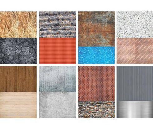 PATTERN PAPER A4 40S BUILDING