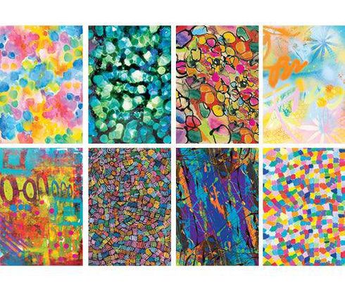 PATTERN PAPER A4 40S ARTY