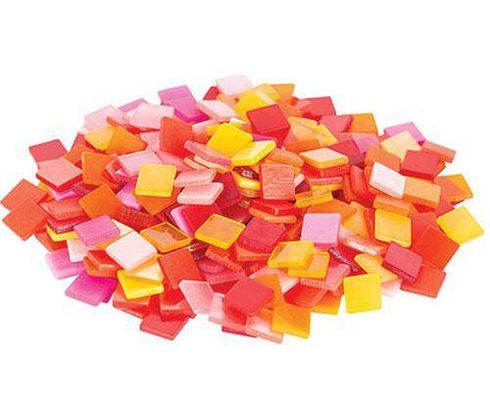 DECO MOSAIC TILES WARM COLOURS 150G