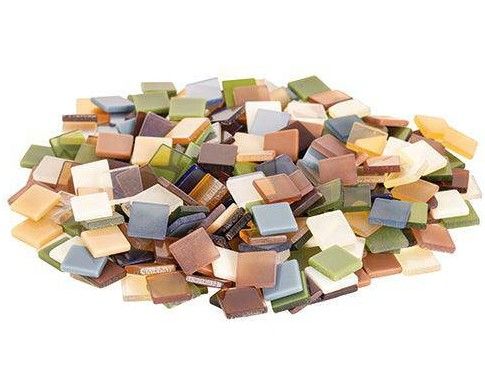 Deco Mosaic Tiles 150g Earth Colours Approx 560PCS
