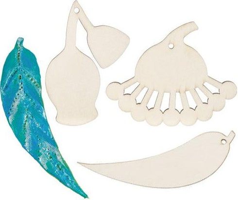 Wooden Shapes 18PCS Australian Gum Hangers