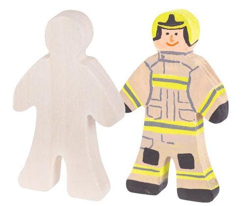 WOODEN PERSON LARGE 15CM 10S