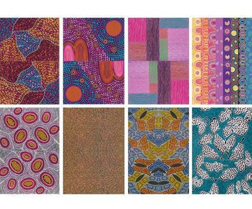 Pattern Paper A4 40PCS Contemporary Australian Indigenous Designs