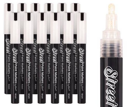 STREET PAINT MARKER BY ZART 12S WHITE