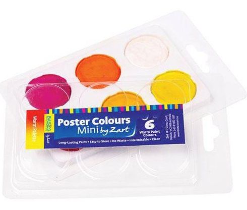 POSTER COLOURS BY ZART MINI WARM