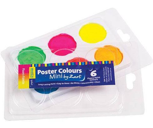 POSTER COLOURS BY ZART MINI FLUORO