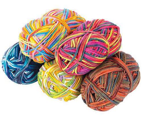 ACRYLIC WOOL MULTI COLOUR 5S