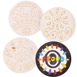 Wooden Coasters 20PCS NAIDOC Designs
