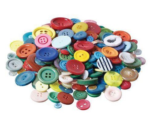 BASICS BUTTONS ASST 600G APPROX 1400PCS