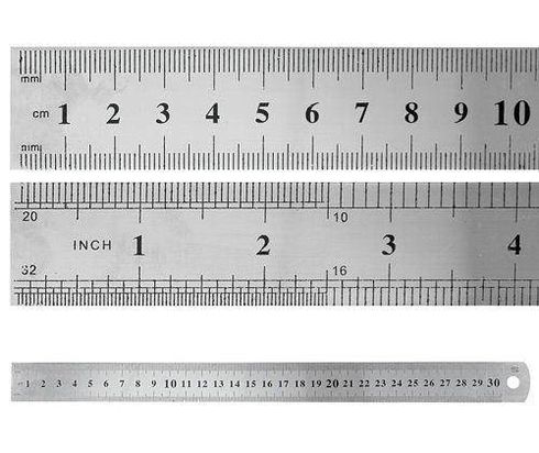 RULER 30CM STEEL