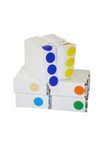 BOOK DOT LABEL 14MM PK 200 BLACK