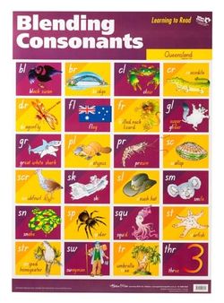 Chart Blending Consonants - Qld  9781920926281